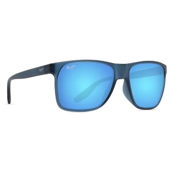 New MAUI JIM Pailolo Blue Polarised Square B603 03 Sunglasses Women - Picture 1 of 4